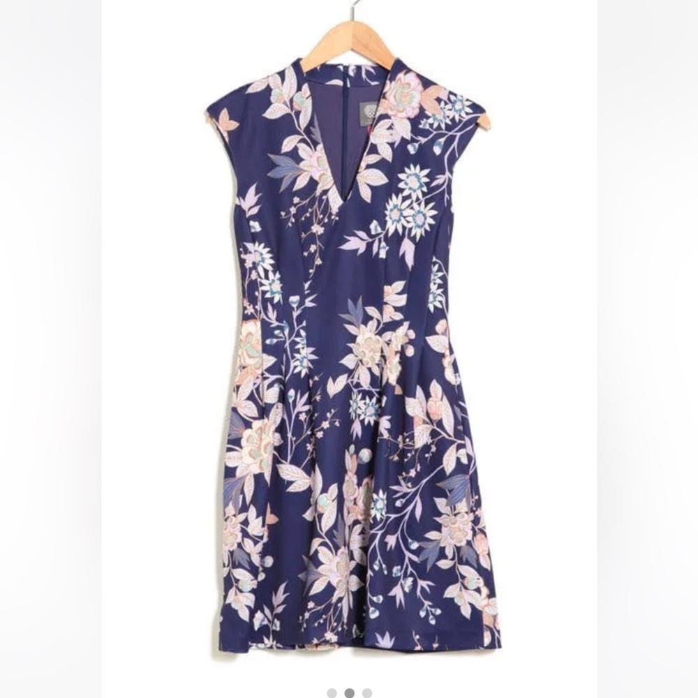 Vince Camuto fit and flare scuba dress